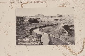 West of south across the Turks Head to Butte 6226 and North Point. Lizard Rock is upper left and Deadhorse Canyon is upper right