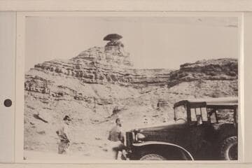 Pres Walker at the truck. Mexican Hat