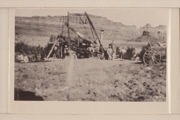 Oil well. San Juan; Mexican Hat