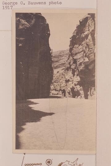 Coconino Dam Site. 24 ft. at the bottom