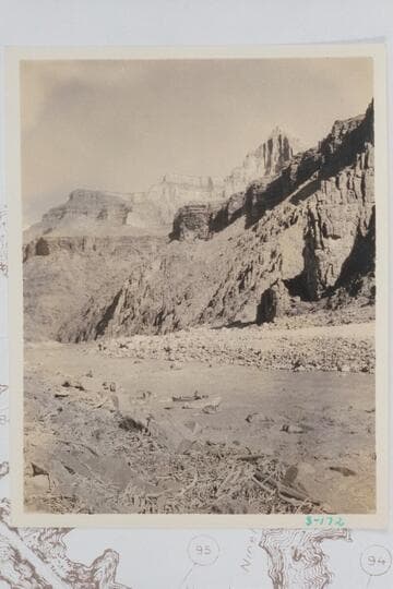 Hermit Rapid looking upstream from right bank. Bright Angel gauge: 2,070 cfs