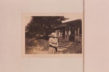 Frances Holmstrom at her home in Coquille