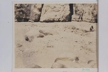 Frank Swain in Monument Creek Rapid. Bright Angel gauge: 2,070 cfs. This photo preceded Eddy 3-161