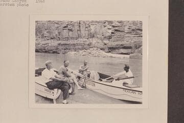 Wayne Hiser; Moulty Fulmer; Frank Masland; Norm Nevills, Grand Canyon