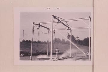 Experiments with Turbocraft as a fire boat