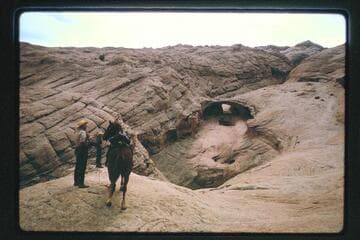 Natural bridge tributary of Halls Creek above Baker's Ranch