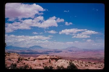Across Henry Mountains from Waterpocket Fold