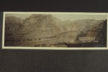 Green River Investigation: Across River Just Below Stampede Flat Damsite