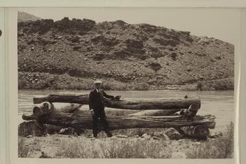 Old cable crib at Lees Ferry. Robert B. Hildebrand