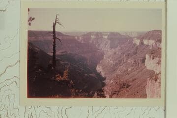 Descent from Little Dragon into Dragon Creek. Shiva Temple is upper center