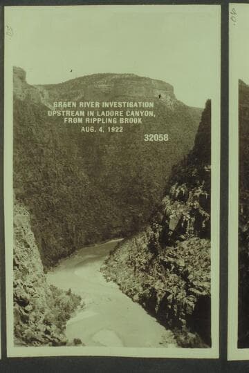 Green River Investigation: Upstream in Ladore Canyon, frpm Rippling Brook