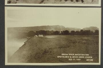Green River Investigation; upstream 2 1/2 miles above Jensen