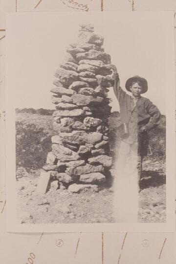 Gay Chaffin. "Fawn's Rest." Triangulation Station "W," Green River Desert