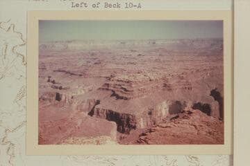Northeast from north of Kanab Point. Left of Beck 10-A