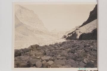 Downriver from mouth of Tapeats Creek. Fishtail Mesa in distance