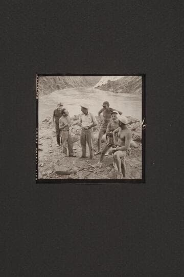 Crew at plaque at Separation Canyon. Sanderson; Harris; Riffey; Couffer; Marston; Nichols