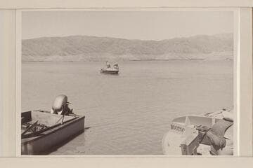The "Rattlesnake" being balky at end of run. Lake Mead; left bank; between Pierces Ferry and Gods Pocket
