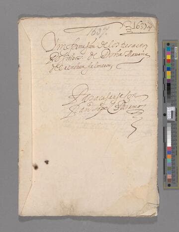 Information concerning Mariana de Erenchun Salmerón