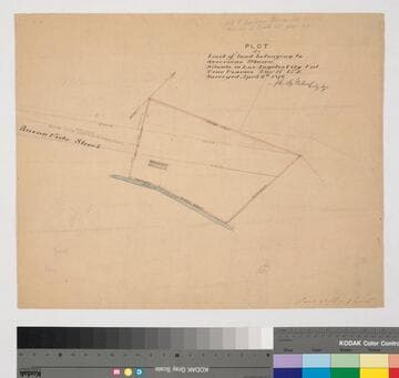 Plot of a tract of land belonging to Severiano Ybarra