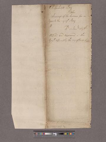 Taylor, James. The Accompt of James Taylor, Treasurer and receiver Generall of H.M. revenue within the Province of the Massachusetts Bay