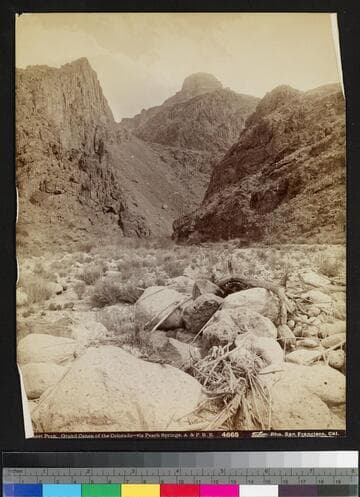 Sunset Peak. Grand Canon of the Colorado - via Peach Springs. A. & P.R.R