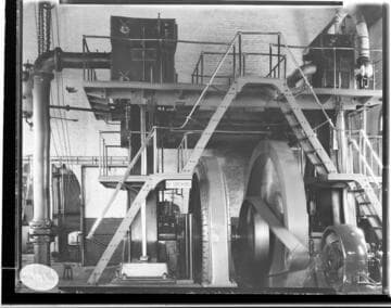 The main unit of the Santa Barbara Steam Plant. It is double expansion