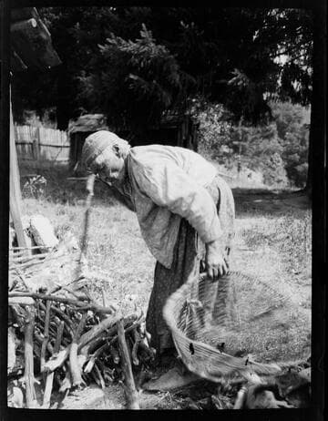 Old Karok woman living at Sandy Bar