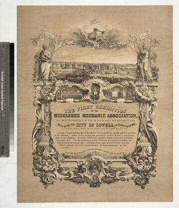 The first exhibition of the Middlesex Mechanic Association