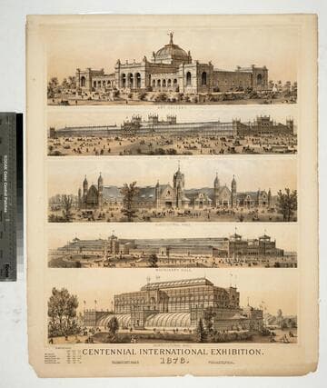 Centennial International Exhibition. 1876. Fairmount Park Philadelphia