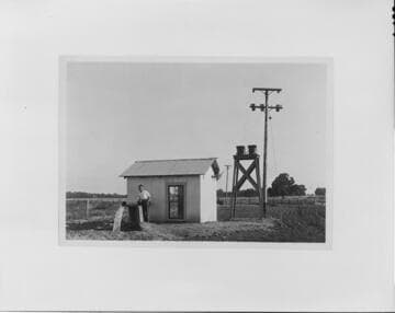 This pumping plant near Exeter was typical of the hundreds built to utilize the cheap power generated on the Kaweah