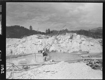Big Creek - Mammoth Pool - Spillway cleanup for crest
