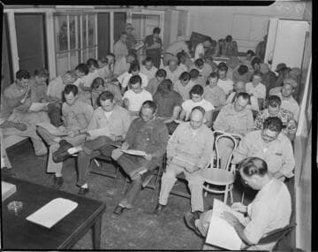 Employees filling out surveys from California Institute of Technology