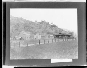 An exterior view of Tule Hydro Plant