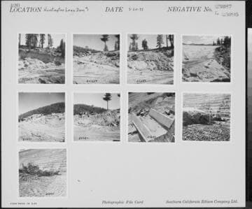Big Creek, Huntington Lake Dams - Backfill