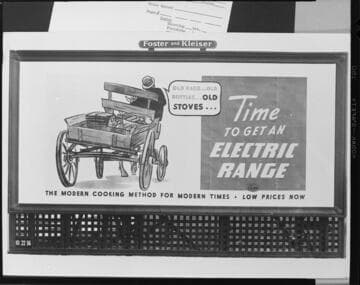 Billboard (Foster & Kleiser) "Time To Get an Electric Range