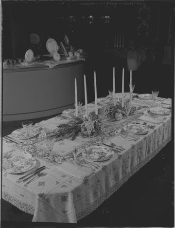 Thanksgiving table setting