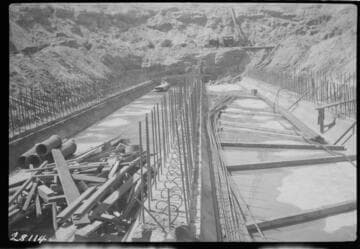 Long Beach Steam Station - Discharge Conduit - Looking west from Station 4+00