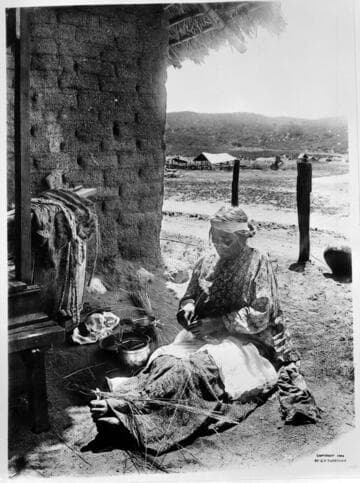 The Old Basket Maker. Warner Ranch 1901