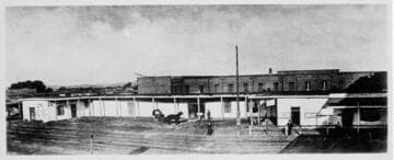 "El Palacio" residence of Abel Stearns, Los Angeles, 1875