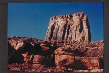 Promontory opposite Moqui Trail Canyon in Havasu Canyon