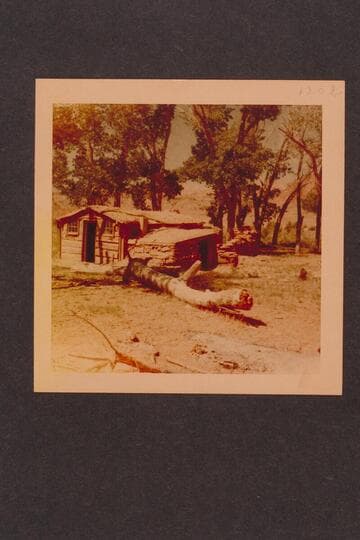 Loper cabin. Red Canyon in Glen Canyon