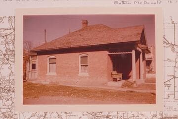 The last home of James White in Trinidad, Colorado--309 Prospect Street. White built the house as a rental unit and moved into it about 1915
