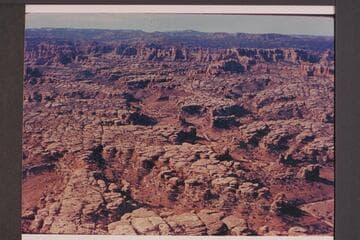 The Needles, Chesler Park. Southeast of the Junction. From near the southern end of Cyclone Canyon