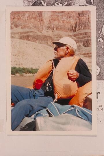 Dock Marston during the cruise of Grand Canyon Expeditions in 1974, May