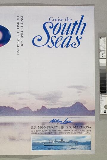 Cruise the South Seas