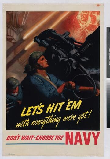 Let's hit 'em with everything we've got! Don't wait - choose the Navy