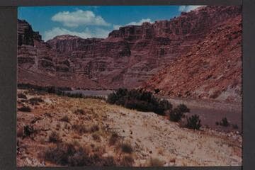 Up Cataract Canyon from Gypsum Rapid, Mile 196 1/2