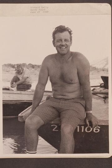 Richard Kelly, Sandy Point. Dick was camera operator with the Disney crew which completed a traverse of the Grand Canyon in 1959, June