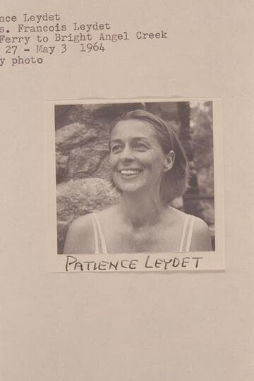 Patience Leydet (Mrs. Francois Leydet). Lees Ferry to Bright Angel Creek