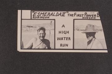 "Esmeralda II," the First Power Boat. Robinson; Hudson. A High Water Run